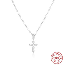 Load image into Gallery viewer, Cross Pendant Necklace - Silver